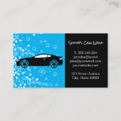 洗車場 | クリーニングサービス | スポーツカー 名刺 (正面)