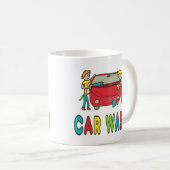 洗車場 コーヒーマグカップ (正面右)