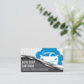 洗車場 | シャボン玉カークリーニング 名刺 (スタンド正面)