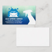 洗車場 |シャボン玉クリーニング自動 名刺 (正面/裏面)