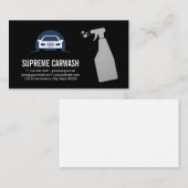 洗車場 | スプレーボトル 名刺 (正面/裏面)