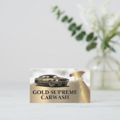 洗車場 |スプレーボトル | Soap Suds 名刺 (スタンド正面)