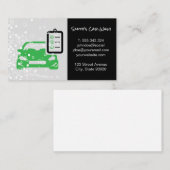 洗車場 |チェックリスト | クリーニングサービス 名刺 (正面/裏面)