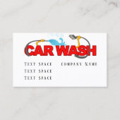 洗車場 名刺 (正面)