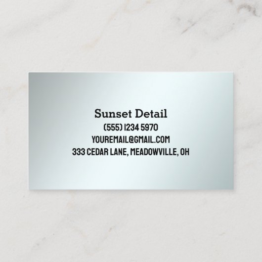 洗車場 名刺 (裏面)