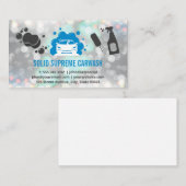 洗車場 | 自動およびバブル | 《写真》ぼけ味 名刺 (正面/裏面)