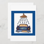 洗車標識 招待状 (正面/裏面)