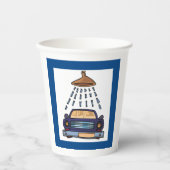 洗車標識 紙コップ (正面)