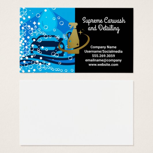 洗車洗浄サービス |バブル |スプレーのクリーニング (正面&裏面)