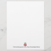 洗車漫画カラーリングブックページ (裏面)