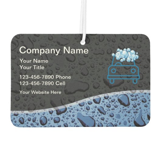 洗車用エアーフレッシュナーの詳細を自動 カーエアーフレッシュナー (裏面)