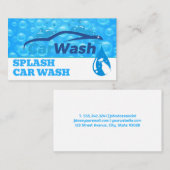 洗車用シャボン玉 | 自動気に 名刺 (正面/裏面)