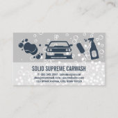 洗車用シャボン玉 | 製品のクリーニング 名刺 (正面)