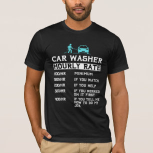 洗車用ハン車のドクリーナー自動車 Tシャツ