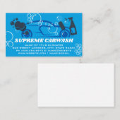 洗車用品 |シャボン玉 |自動ロゴ 名刺 (正面/裏面)