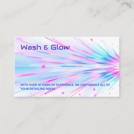 洗車用QR 名刺 (正面)