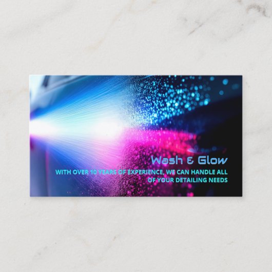 洗車用QR 名刺 (正面)