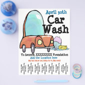 洗車発表プロモーションフライヤー チラシ (シングル)