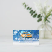 洗車石鹸バブルとウォーターホース 名刺 (スタンド正面)