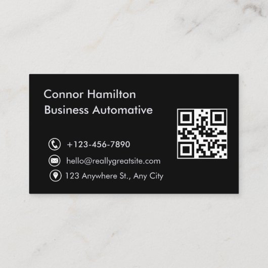 洗車自動詳細クリーニモダンング車の 名刺 (裏面)