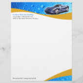 洗車自動詳細文字盤 レターヘッド (正面)