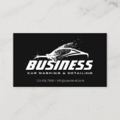 洗車自動車のディテリングロイヤリティ 名刺 (正面)