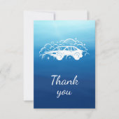 洗車詳細サービス自動お礼 サンキューカード (正面)