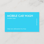 洗車詳細名刺 名刺 (裏面)