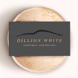 洗車詳細車の、 名刺