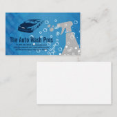 洗車詳細 | バブル | クリーニング 名刺 (正面/裏面)