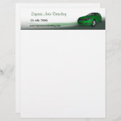 洗車詳細 レターヘッド (正面/裏面)