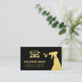 洗車詳細 |自動詳細 名刺 (スタンド正面)