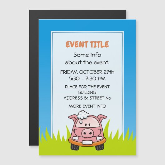 洗車豚 (正面/裏面)