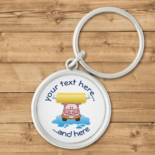 洗車豚 キーホルダー