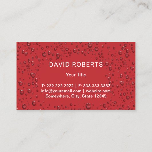 洗車赤いクリーニングモダンの詳細の自動 名刺 (裏面)