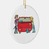 洗車 セラミックオーナメント (右)