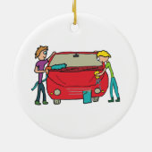 洗車 セラミックオーナメント (裏面)