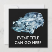 洗車 ダブル露光 招待状 (正面)