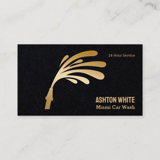 洗車 名刺 (正面)