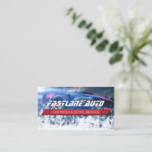 洗車・詳細サービス名刺 名刺 (スタンド正面)