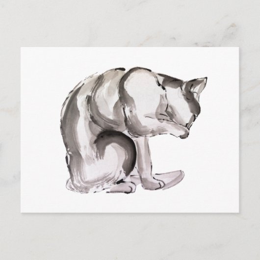 洗面すみ絵画インキ ポストカード (正面)