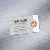 洗面シャワーアイコン マグネット名刺 (インサイチュ)