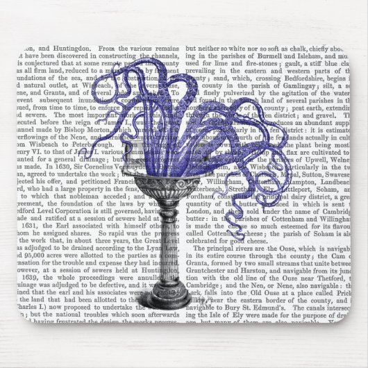 洗面台のタコ マウスパッド (正面)