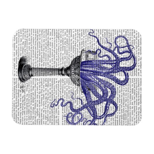 洗面台のタコ マグネット (横)