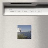 洗面台の向こう側に表示された宇宙シャトルアトランティス マグネット (インサイチュ (食洗機))