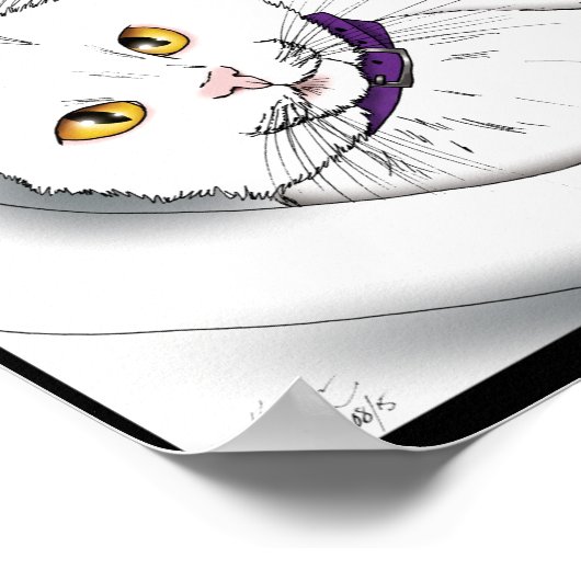 洗面台キャット ポスター (角)