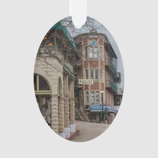 洗面器公園およびFlatironの平たい箱 オーナメント (正面)