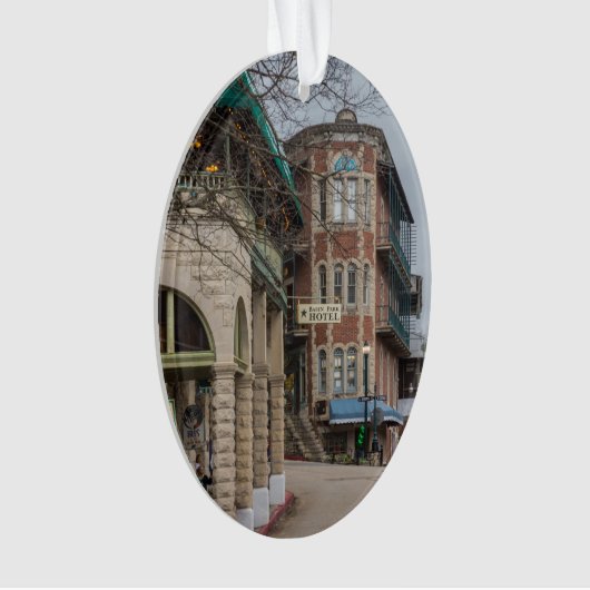 洗面器公園およびFlatironの平たい箱 オーナメント (正面)