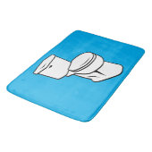 洗面所のグラフィック バスマット (アングル)