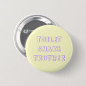 洗面所のヘビのtruther 缶バッジ (正面&裏面)
